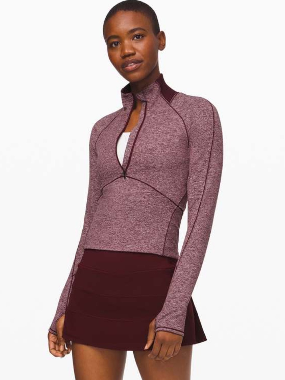🍋🍋Lululemon pace rival skirt in size 2 regular in color Garnet